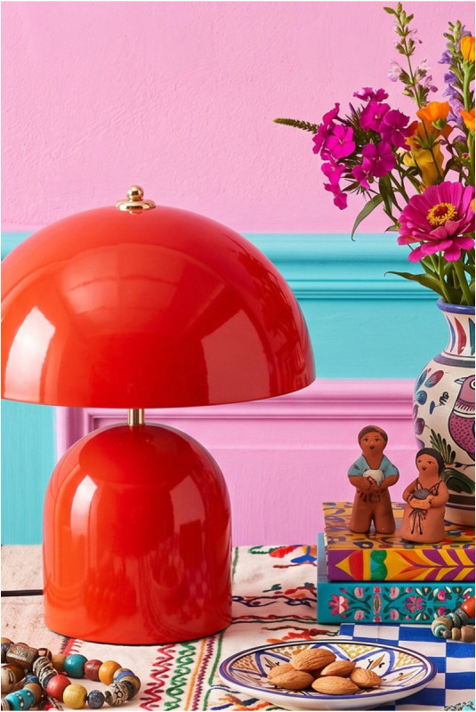 Lampe de table - Rouge