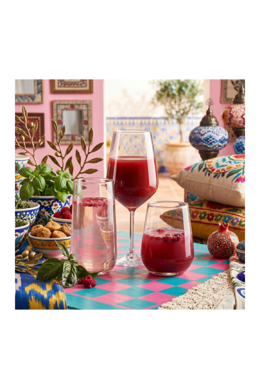 Service de verres (18 pièces) - Transparent