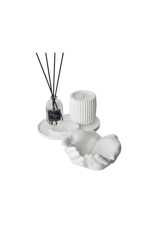 Ensemble de bougies (4 pièces) - Blanc