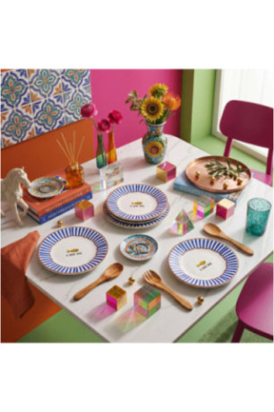 Ensemble d'assiettes de service (6 pièces) - Bleu