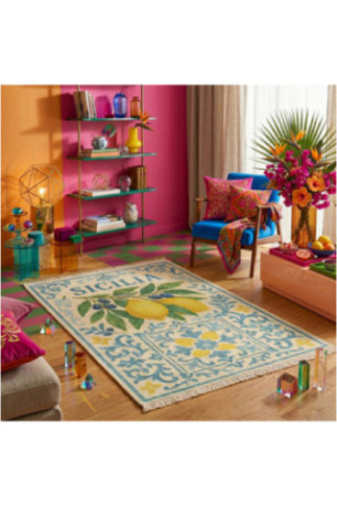 Tapis (100 x 200) - Multicolore