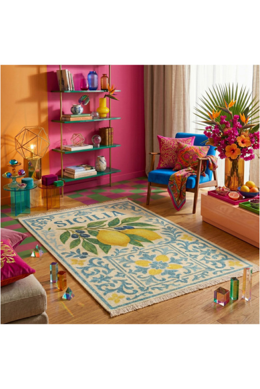 Tapis (100 x 200) - Multicolore