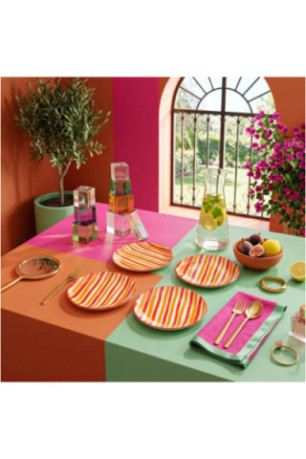 Ensemble d'assiettes de service (6 pièces) - Orange