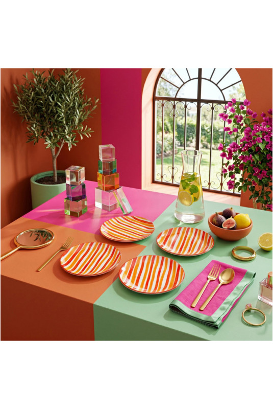 Ensemble d'assiettes de service (6 pièces) - Orange