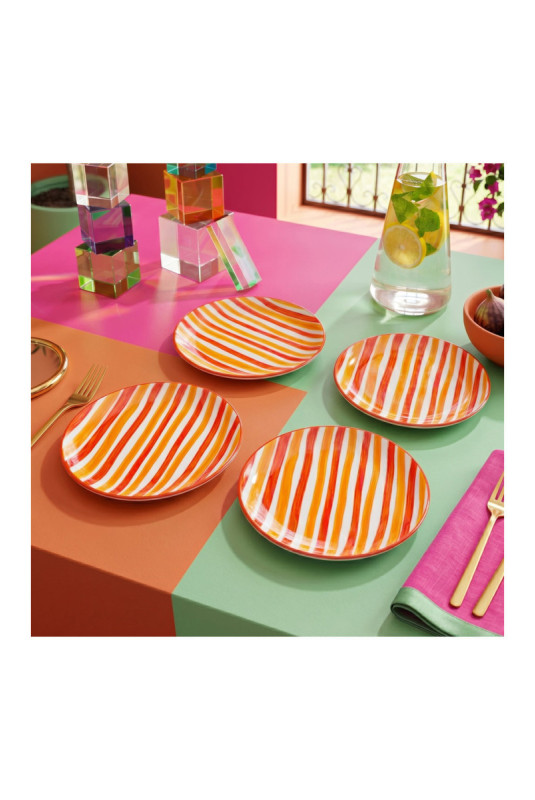 Ensemble d'assiettes de service (6 pièces) - Orange