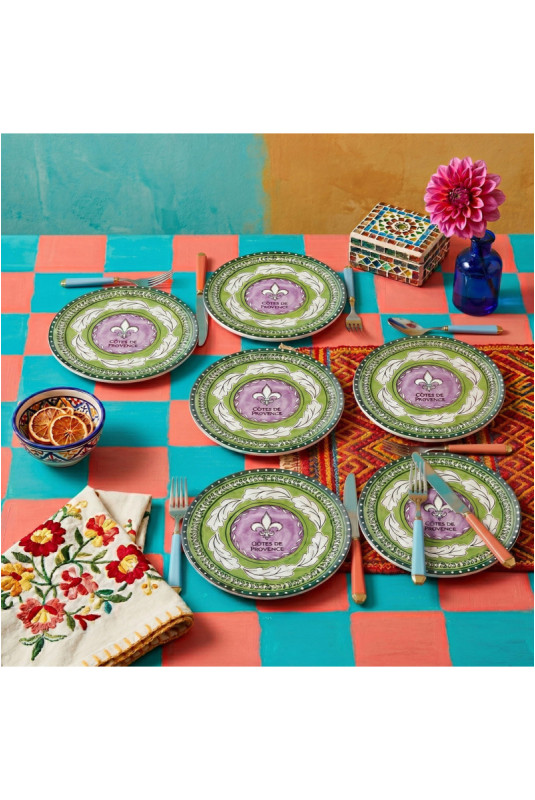 Ensemble d'assiettes de service (6 pièces) - Lilas