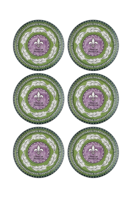 Ensemble d'assiettes de service (6 pièces) - Lilas