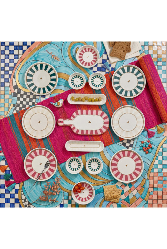 Ensemble petit-déjeuner (15 pièces) - Multicolore