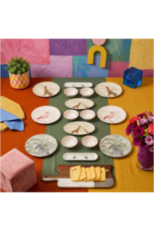 Ensemble petit-déjeuner (16 pièces) - Multicolore