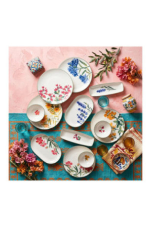 Ensemble petit-déjeuner (14 pièces) - Multicolore