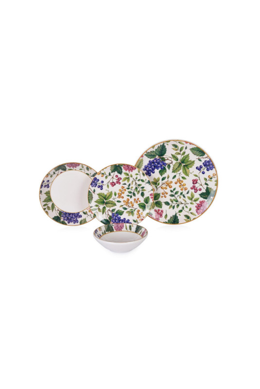 Service de table (24 pièces) - Multicolore