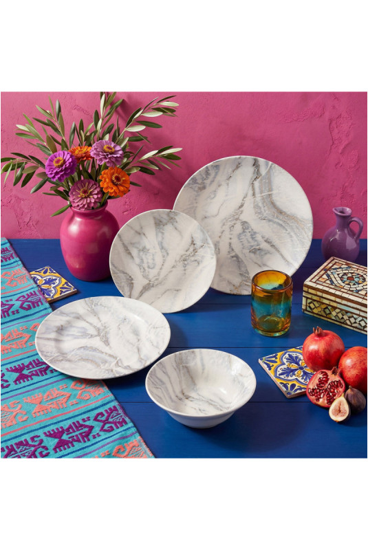 Service de table (24 pièces) - Multicolore
