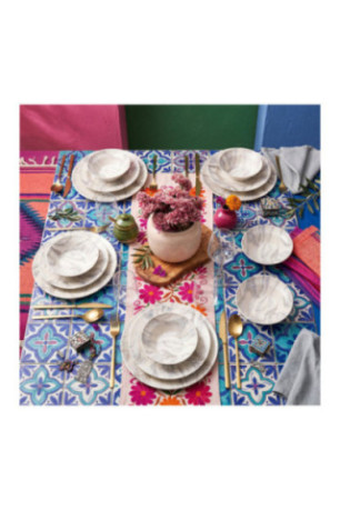 Service de table (24 pièces) - Multicolore