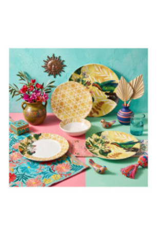 Service de table (24 pièces) - Jaune