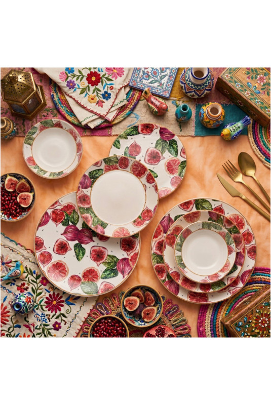 Service de table (24 pièces) - Multicolore