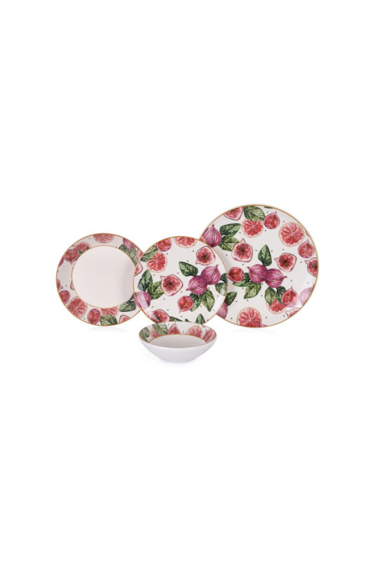 Service de table (24 pièces) - Multicolore