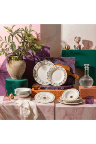 Service de table (24 pièces) - Multicolore