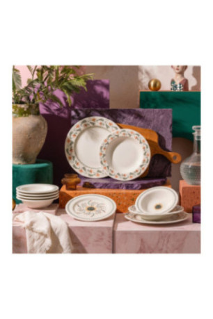 Service de table (24 pièces) - Multicolore