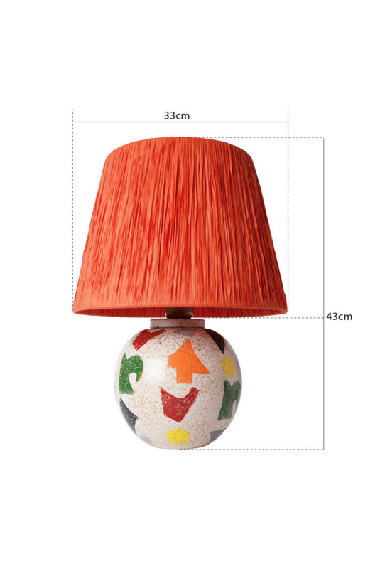 Lampe de table - Orange