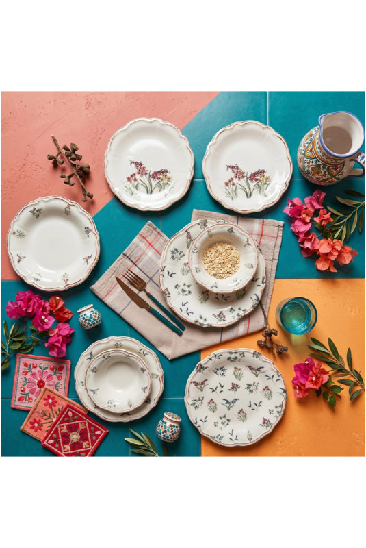 Service de table (24 pièces) - Multicolore