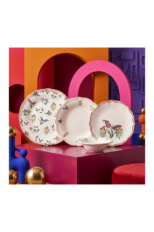Service de table (24 pièces) - Multicolore