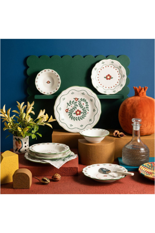 Service de table (24 pièces) - Multicolore