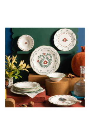Service de table (24 pièces) - Multicolore