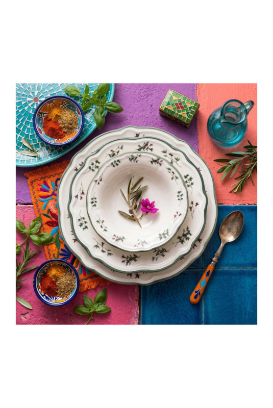 Service de table (24 pièces) - Multicolore