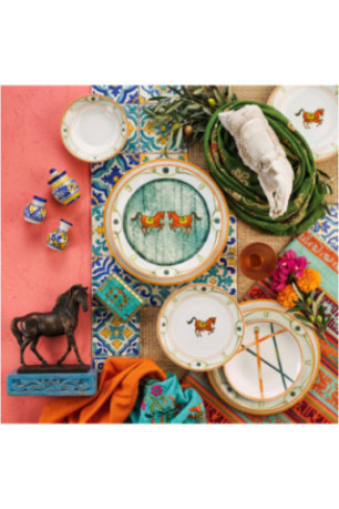 Service de table (24 pièces) - Multicolore