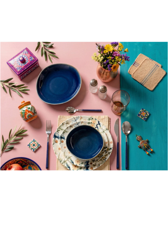 Service de table (24 pièces) - Multicolore