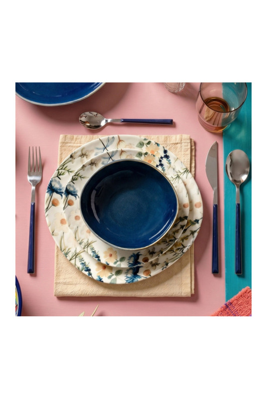 Service de table (24 pièces) - Multicolore
