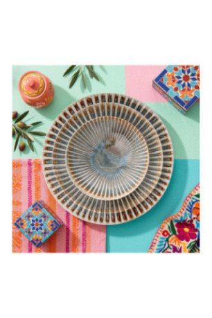 Service de table (24 pièces) - Multicolore