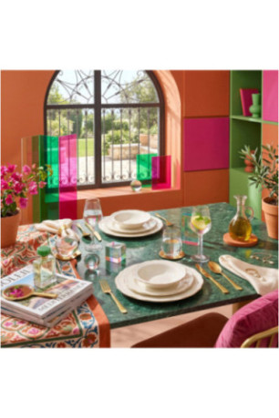 Service de table (24 pièces) - Or blanc