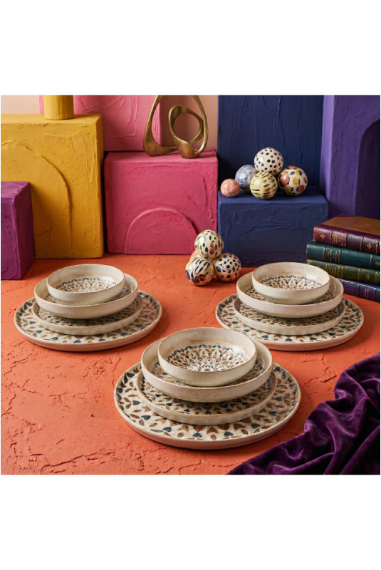 Service de table (24 pièces) - Multicolore