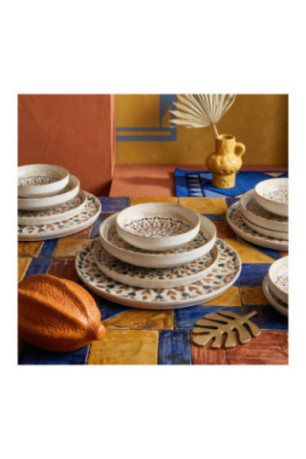 Service de table (24 pièces) - Multicolore