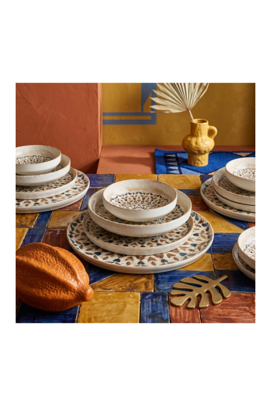 Service de table (24 pièces) - Multicolore