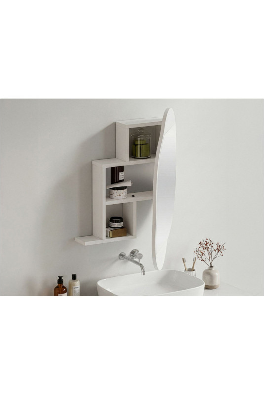 Armoire de toilette - Blanc