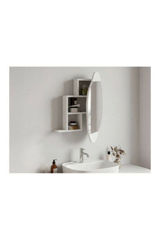 Armoire de toilette - Blanc