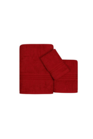 Ensemble de serviettes (3 pièces) - Rouge
