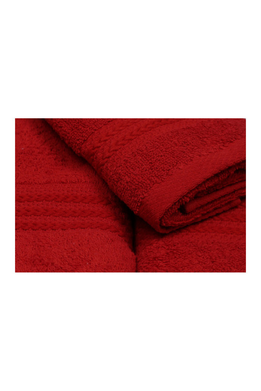 Ensemble de serviettes (3 pièces) - Rouge