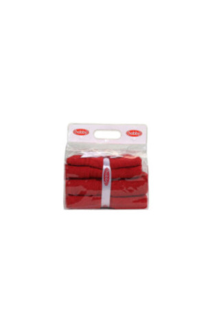 Ensemble de serviettes (3 pièces) - Rouge