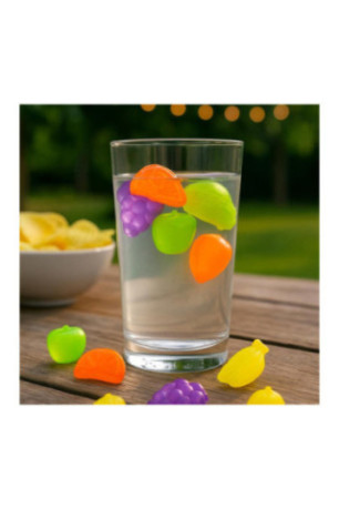 Glaçons réutilisables Fruits Multicolores Lot de 20