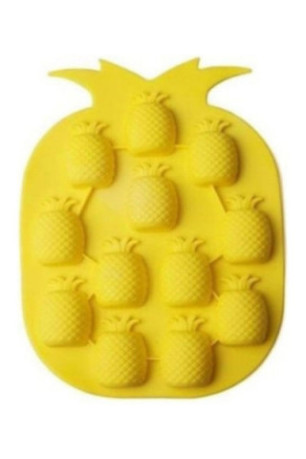 Bac à glaçons Ananas Jaune 14 x 18.5 cm