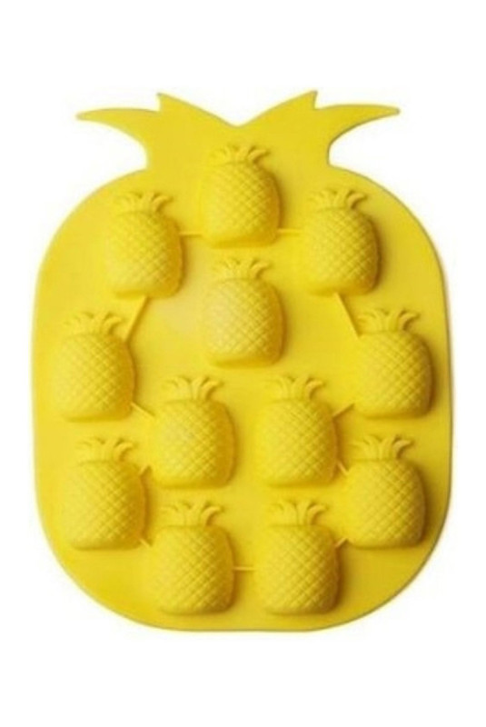Bac à glaçons Ananas Jaune 14 x 18.5 cm