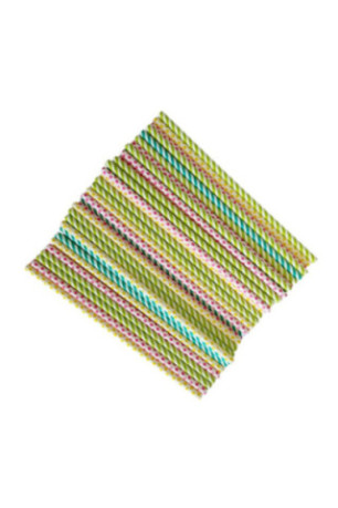 Pailles rayées multicolores 20 cm (Lot de 50)