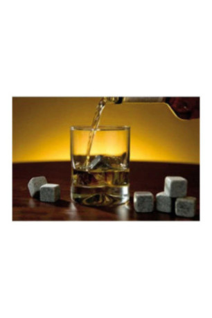 Pierres à whisky Deluxe Gris 2 x 2 x 2 cm