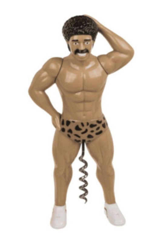 Tire-bouchon Muscleman Moustache Multicolore 20 cm