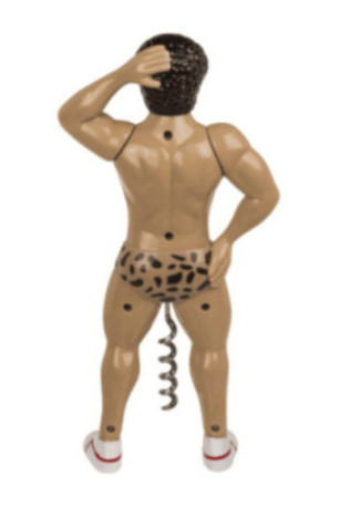 Tire-bouchon Muscleman Moustache Multicolore 20 cm