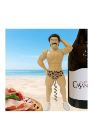 Tire-bouchon Muscleman Moustache Multicolore 20 cm