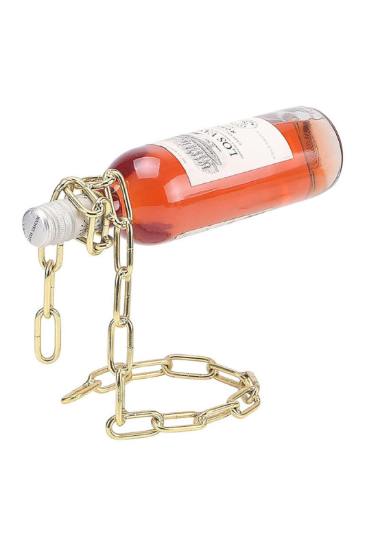 Chaîne porte-bouteille magique Or 21 x 17 cm